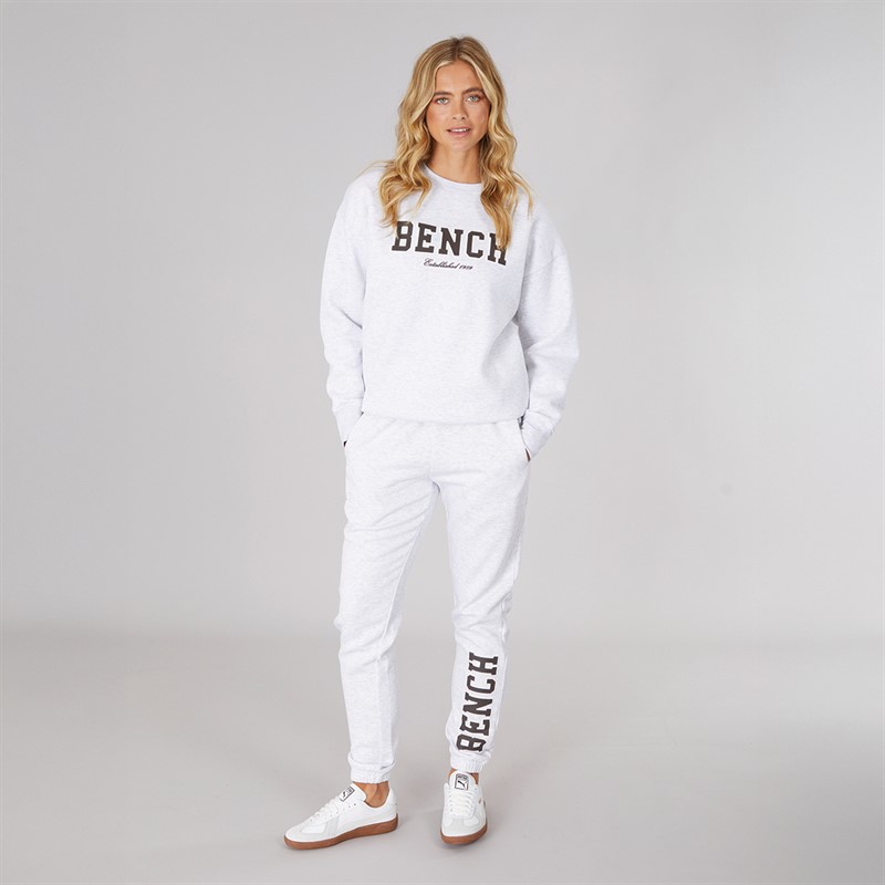 Bench Damen Ercie Sweatshirt Eisiges Grau Meliert