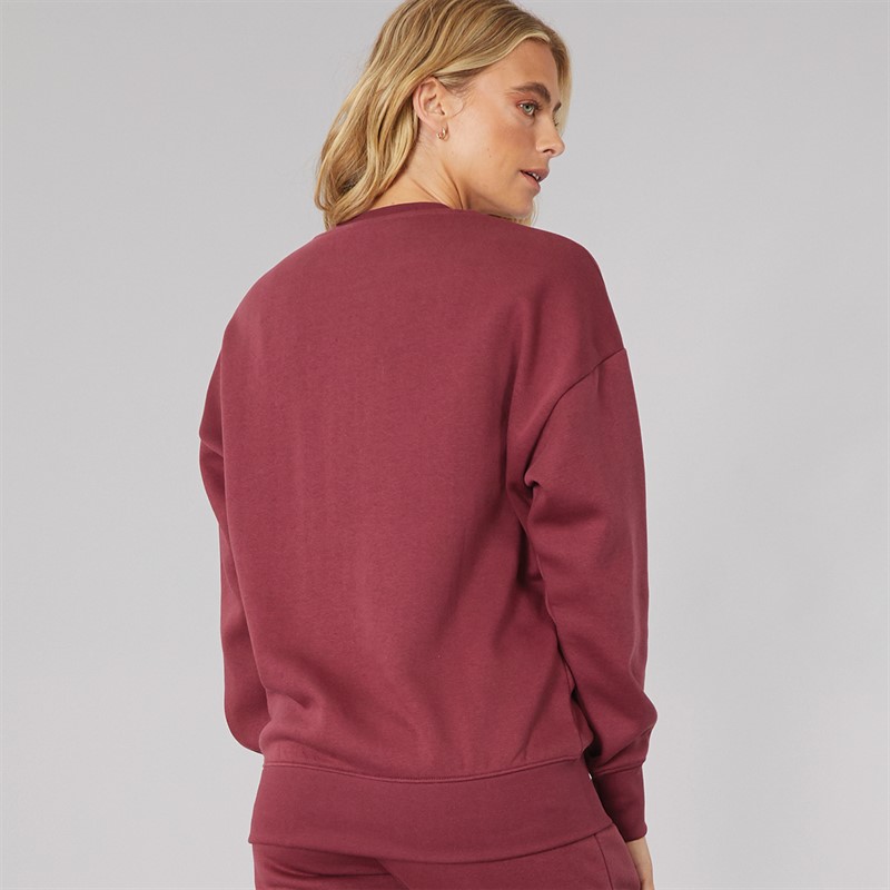 Bench Womens Ercie Sweatshirt Burgundy