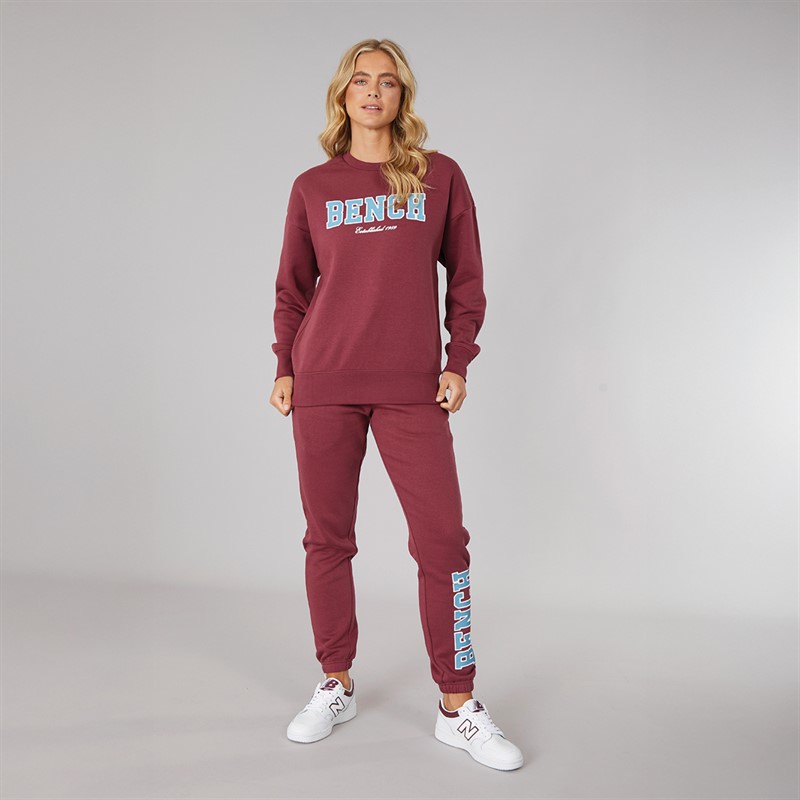 Bench Womens Ercie Sweatshirt Burgundy
