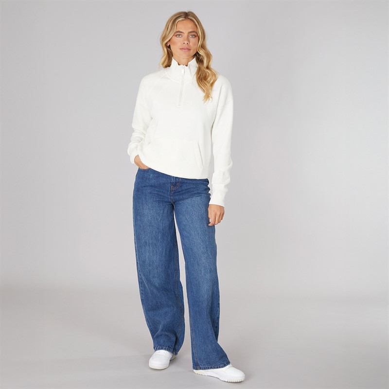 Bench Damen Zilia Sweatshirt Winter Weiss