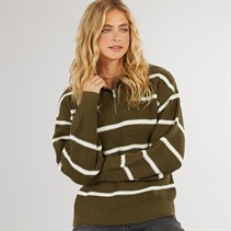 Bench Dame Margita Jumper Mørk Oliven