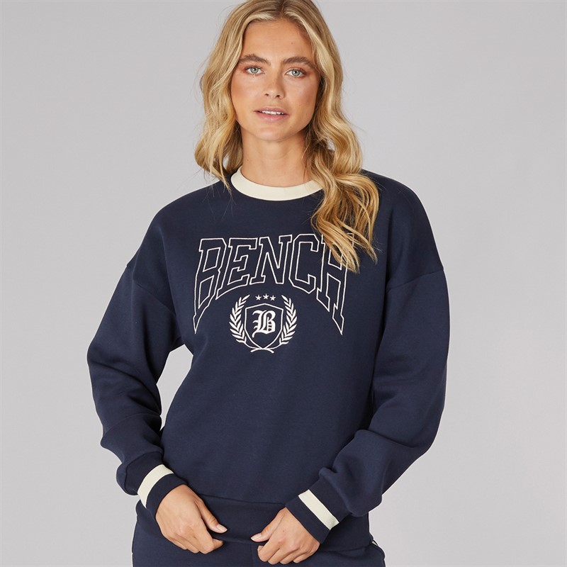 Bench Womens Fayra Sweatshirt Navy