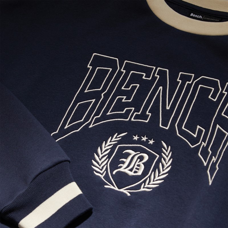 Bench Womens Fayra Sweatshirt Navy