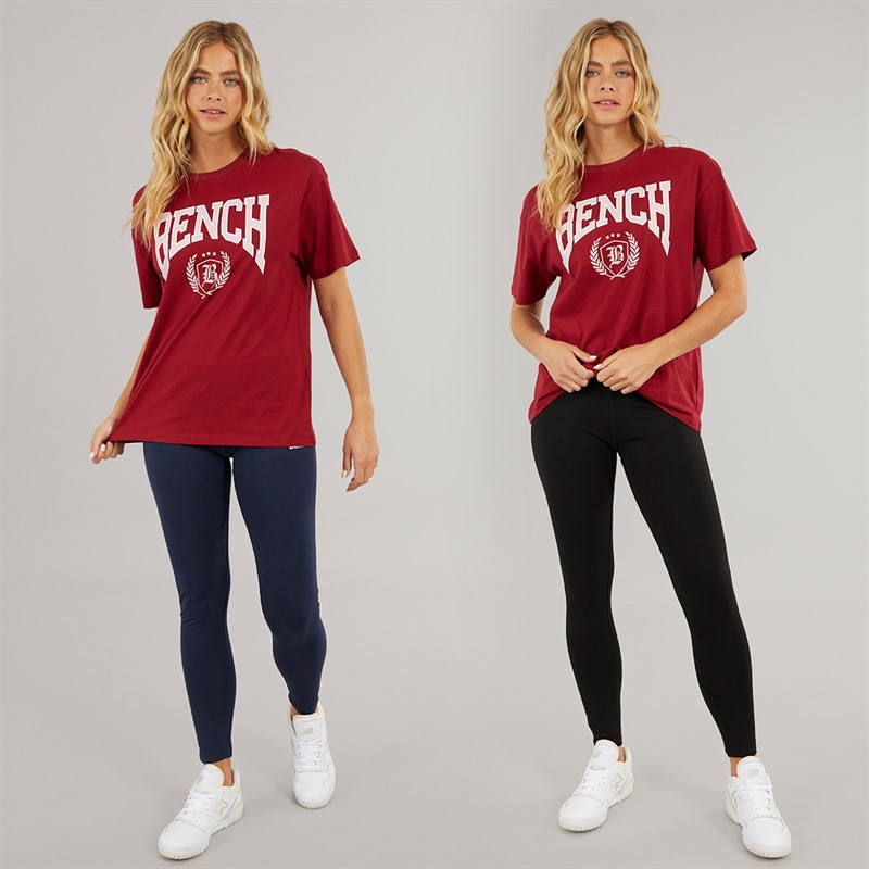 Bench Womens Two Pack Leggings Black/Navy