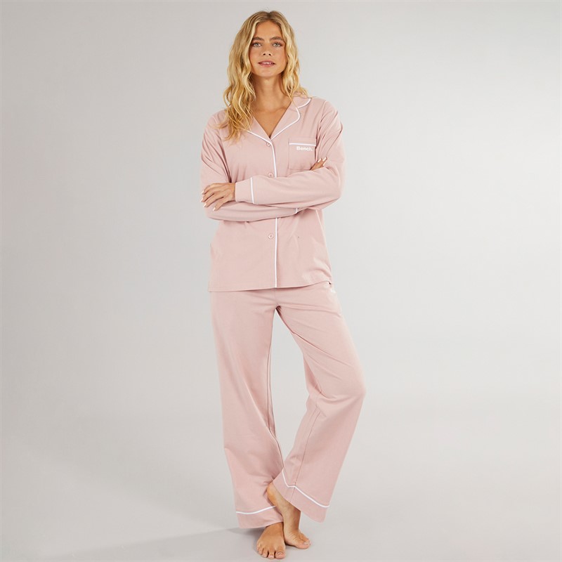 Bench Womens Angelika Pyjamas Dusky Pink