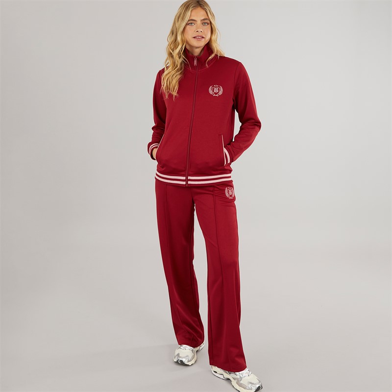 Bench Womens Benim Wide Leg Joggers Cranberry Juice
