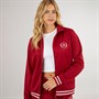 Bench Womens Henga Zip Thru Track Top Cranberry Juice