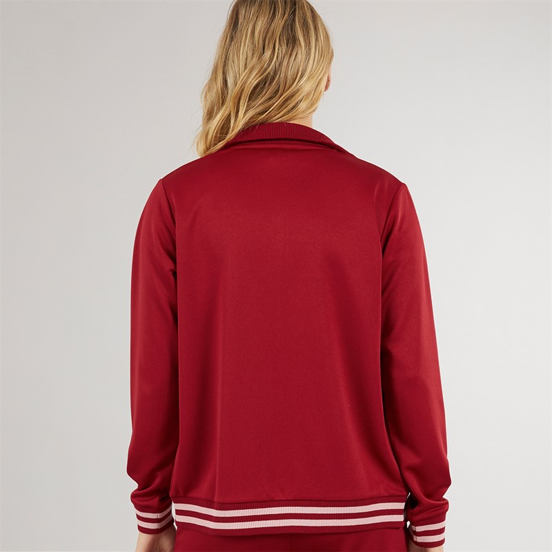 Bench Womens Henga Zip Thru Track Top Cranberry Juice