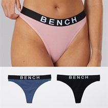 Bench Womens Jaclin Three Pack Thongs Multi