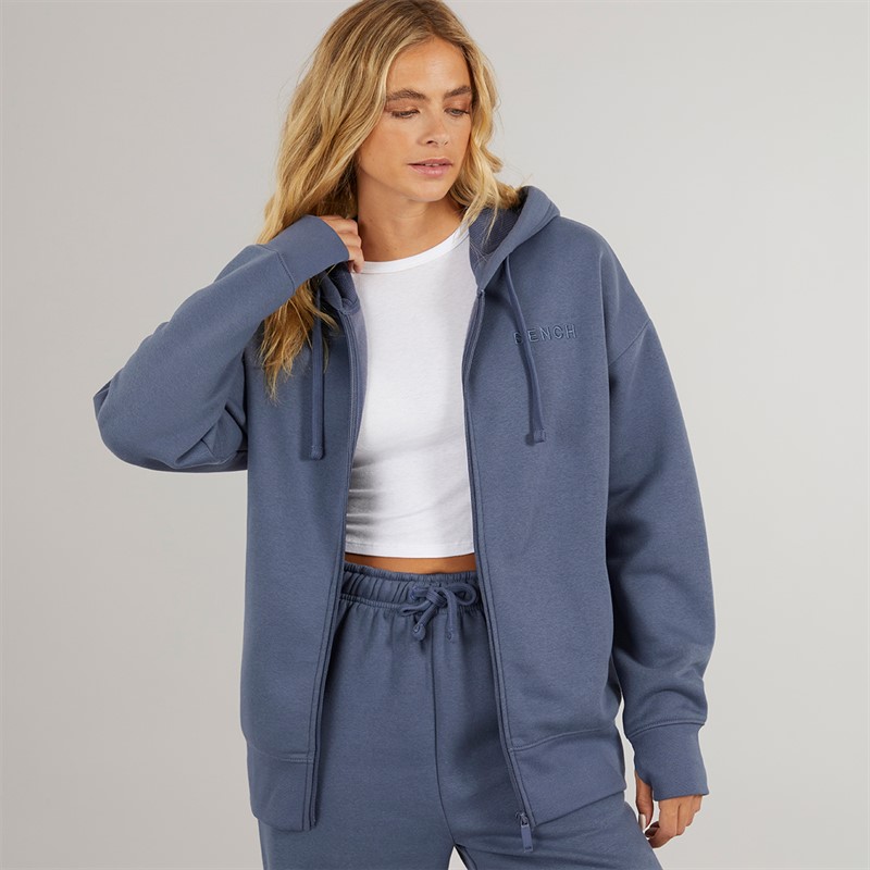 Bench Ensemble de Survêtement zippé Femme Honest Indigo
