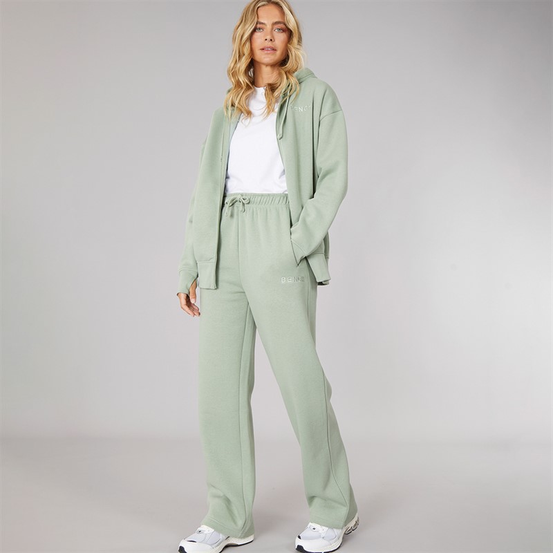 Bench Ensemble de Survêtement zippé Femme vert sauge Foncé