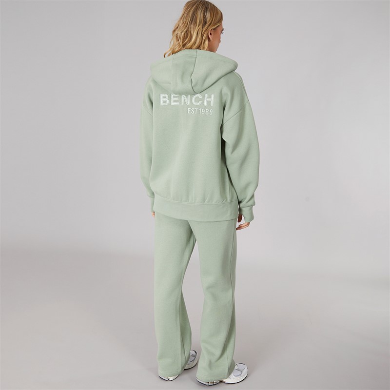 Bench Ensemble de Survêtement zippé Femme vert sauge Foncé