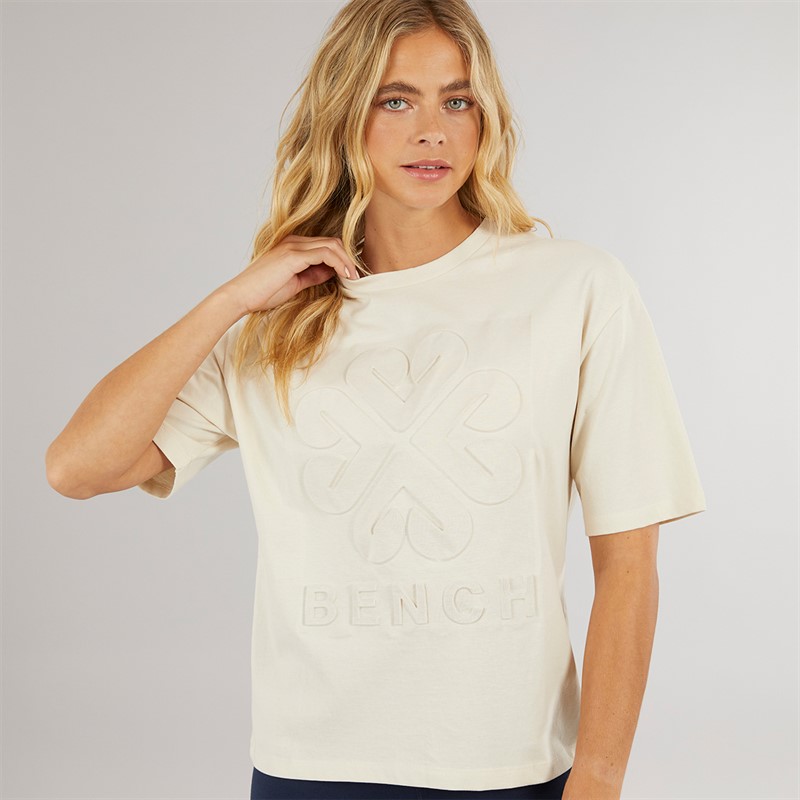Bench Womens Peera T-Shirt Chalk