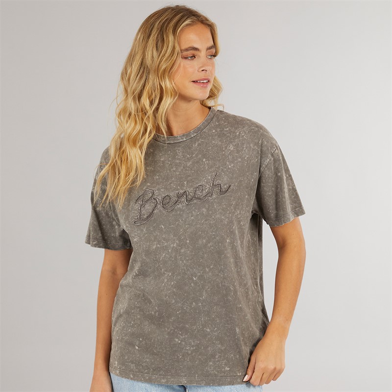 Bench Womens Kellin T-Shirt Graphite Grey