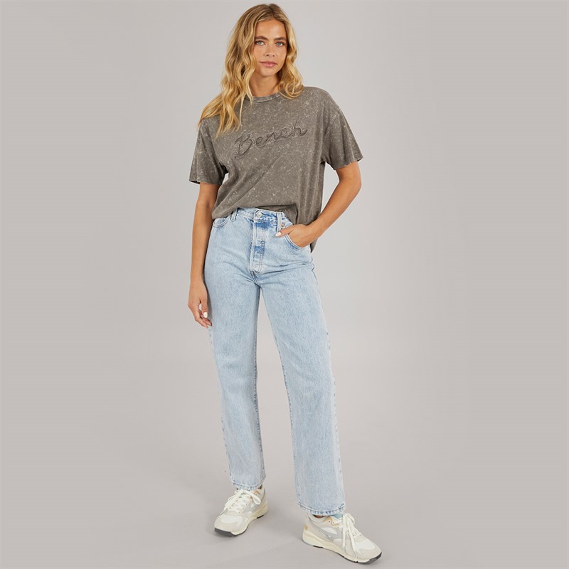 Bench Womens Kellin T-Shirt Graphite Grey