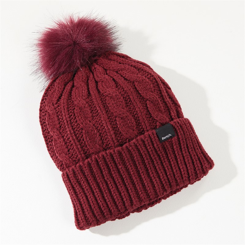 Bench Damen Ivanna Bommelmütze Cordovan