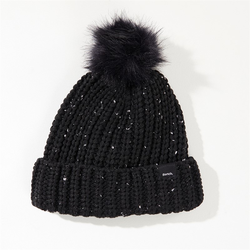 Bench Damen Daisie Bommel Mütze Schwarz