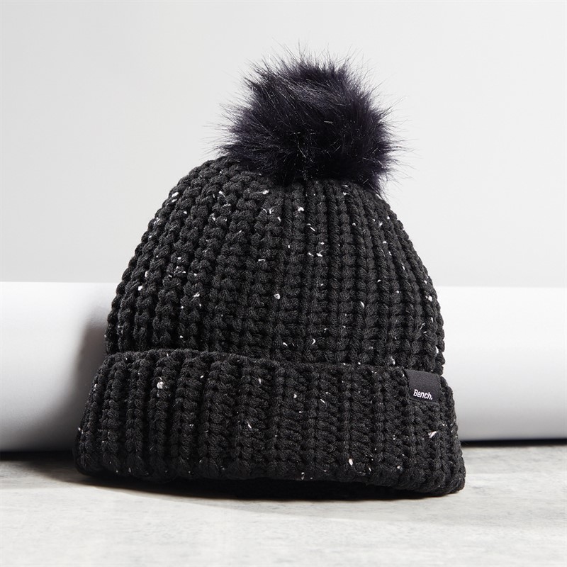Bench Damen Daisie Bommel Mütze Schwarz