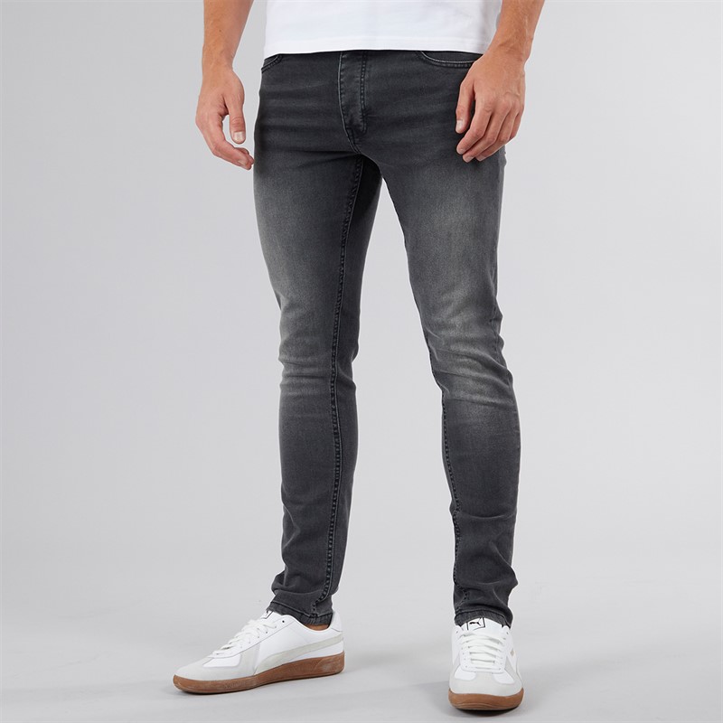 Bench Herren Ralemo Skinny Jeans Grau