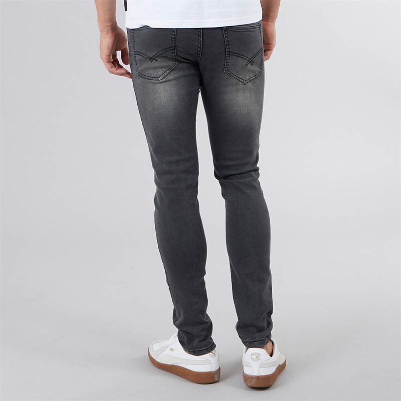 Bench Herren Ralemo Skinny Jeans Grau