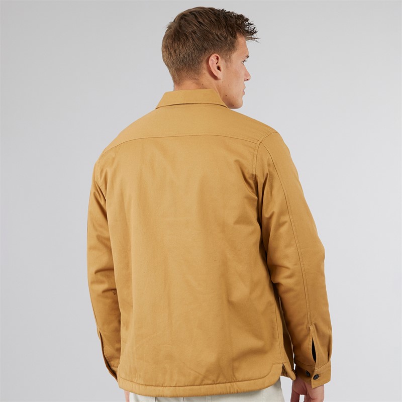 Bench Herren Merrin Borg Worker Hemdjacke Camel Braun