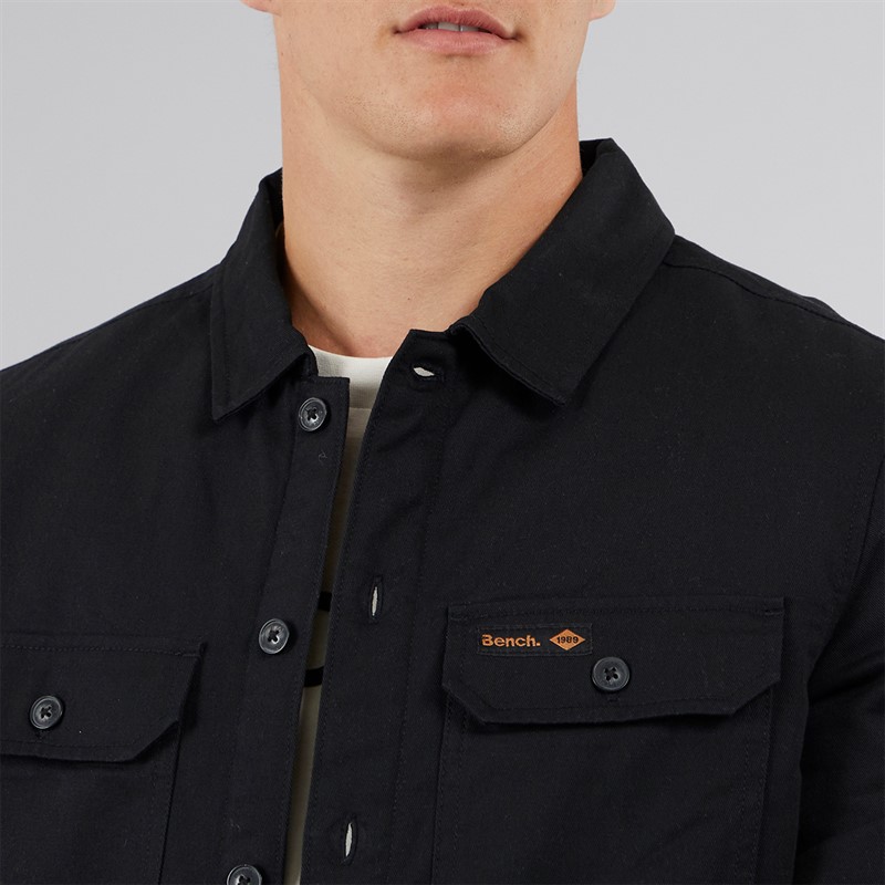 Bench Herren Merrin Borg Arbeitsjacke Schwarz