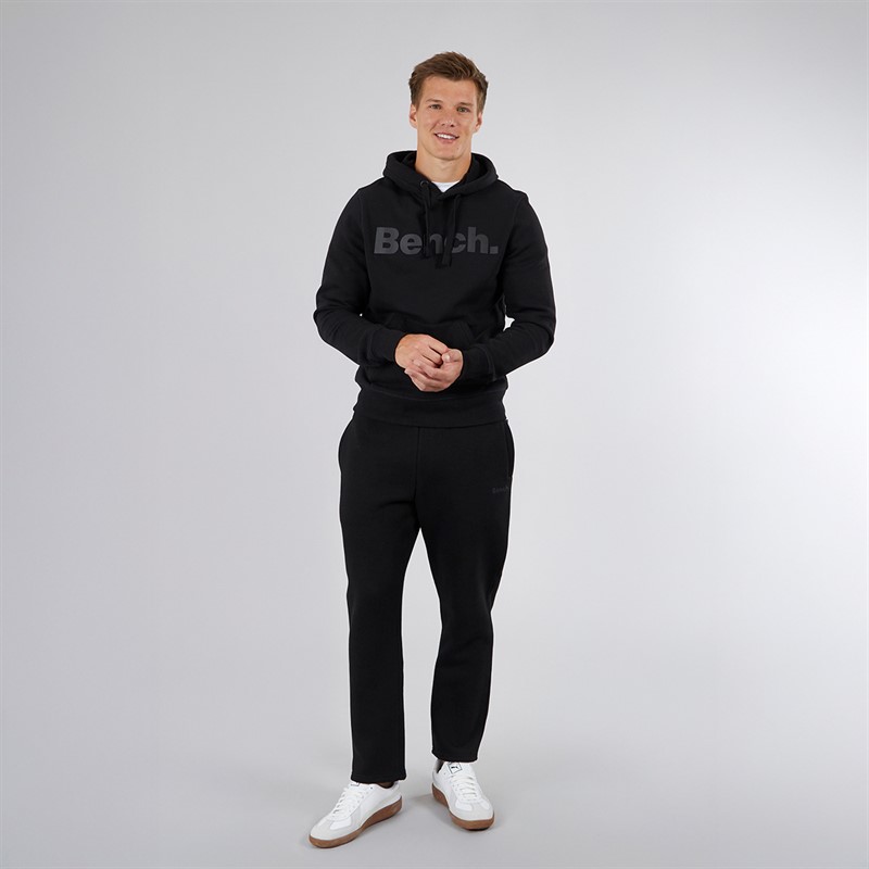 Bench Mens Riota Open Hem Joggers Black