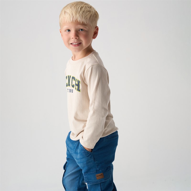 Bench Junge Daunenmantel T Shirt Und Jeans Set Blau