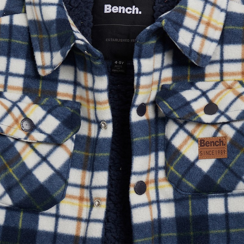 Bench Junge Bundjacke Hemd Und Jeans Set Marine