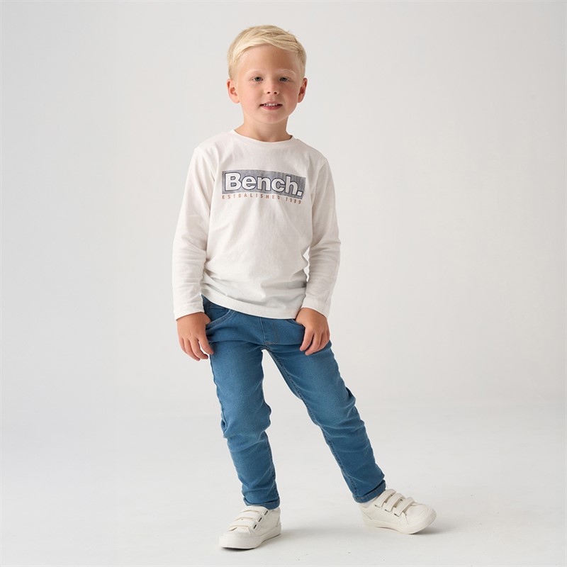 Bench Junge Bundjacke Hemd Und Jeans Set Marine