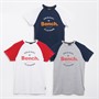 Bench Boys Haziro Three Pack T-Shirts Grey Marl/Navy/White