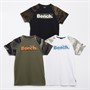Bench Boys Tricran Three Pack Bench T-Shirts Khaki/Black/White