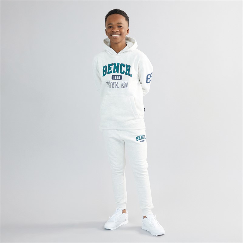 Bench Boys Huntsten Tracksuit Ecru Marl