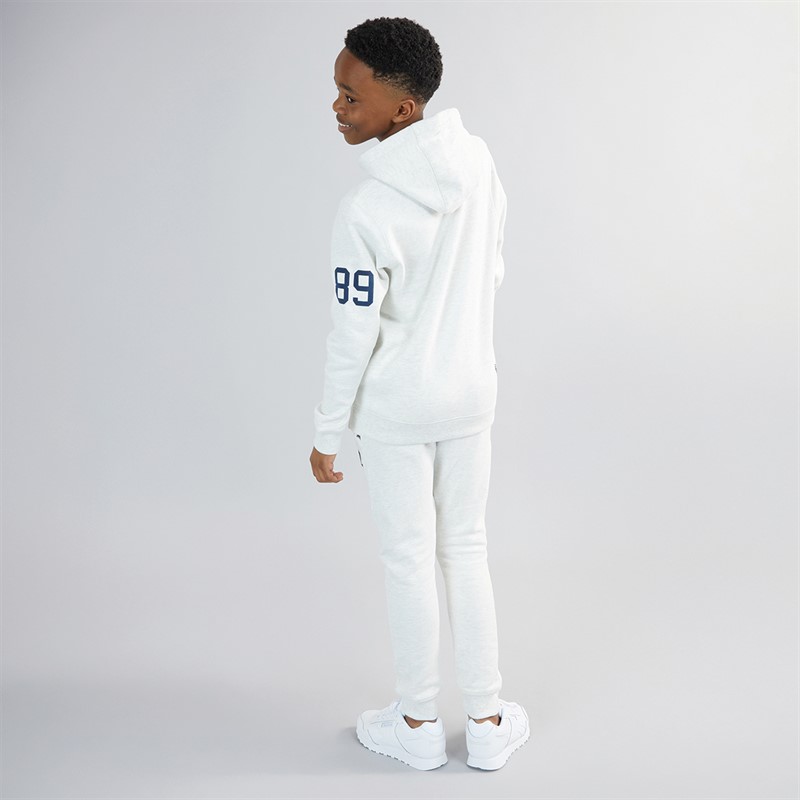Bench Boys Huntsten Tracksuit Ecru Marl
