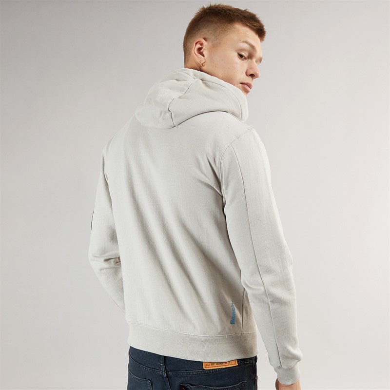 Bench Mens Rudyard Hoodie Frost Grey