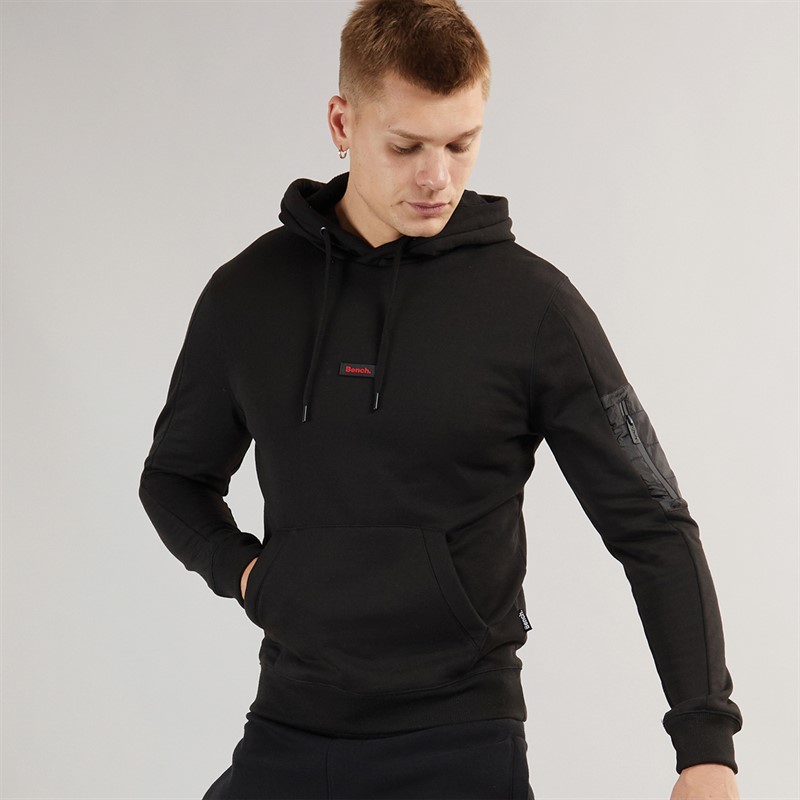 Bench Mens Rudyard Hoodie Black - Size L