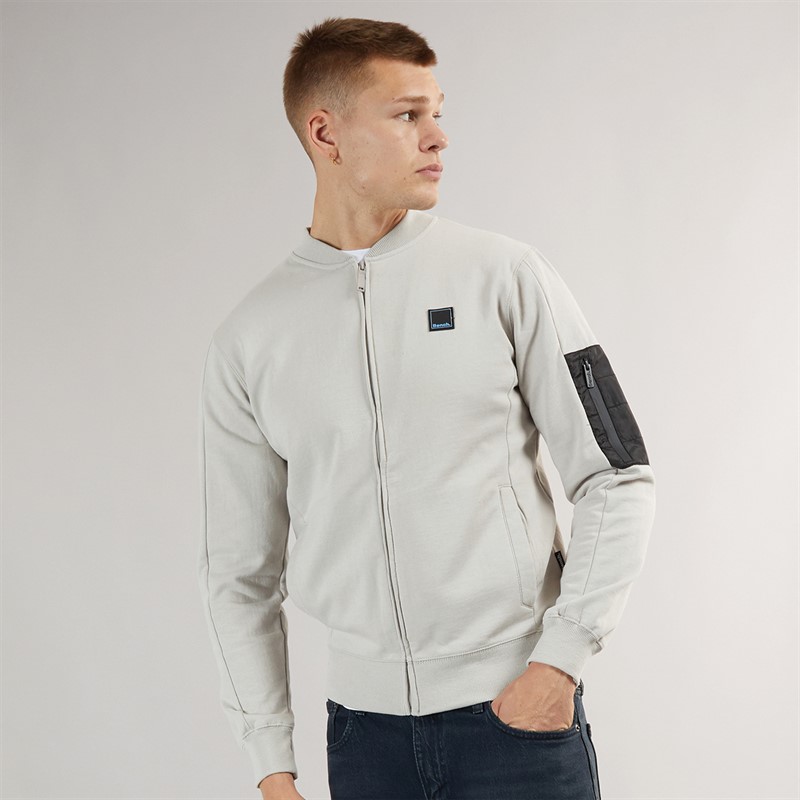 Bench Mens Budford Sweatshirt Frost Grey