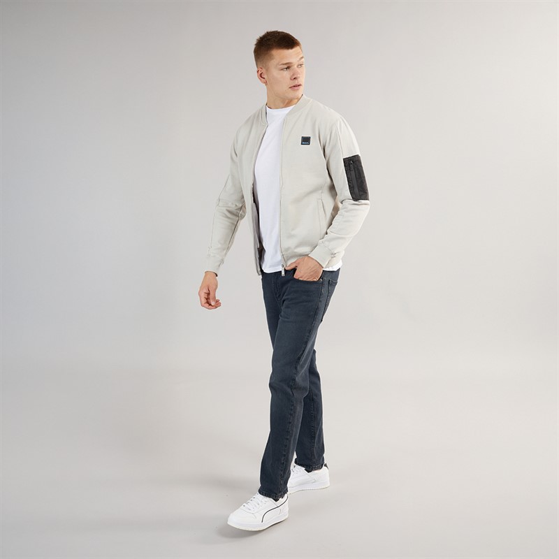 Bench Mens Budford Sweatshirt Frost Grey