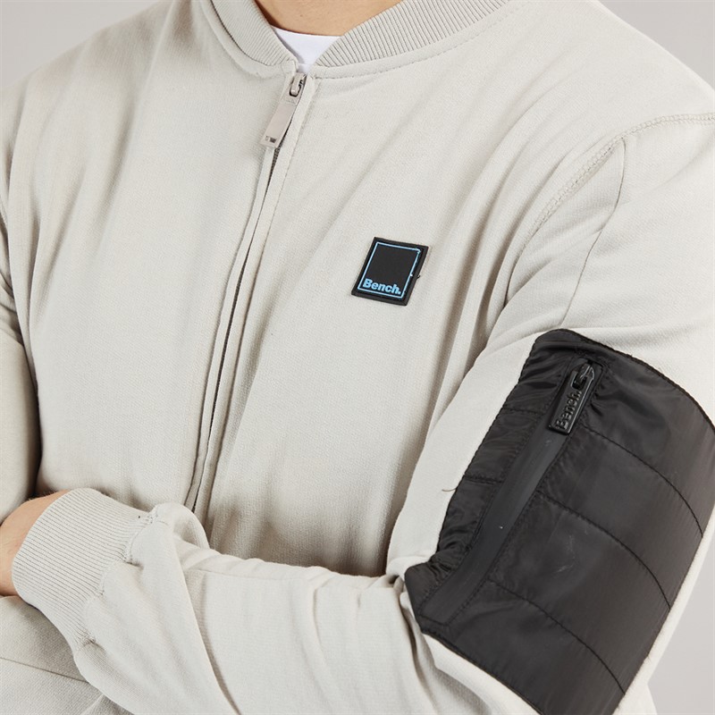 Bench Mens Budford Sweatshirt Frost Grey