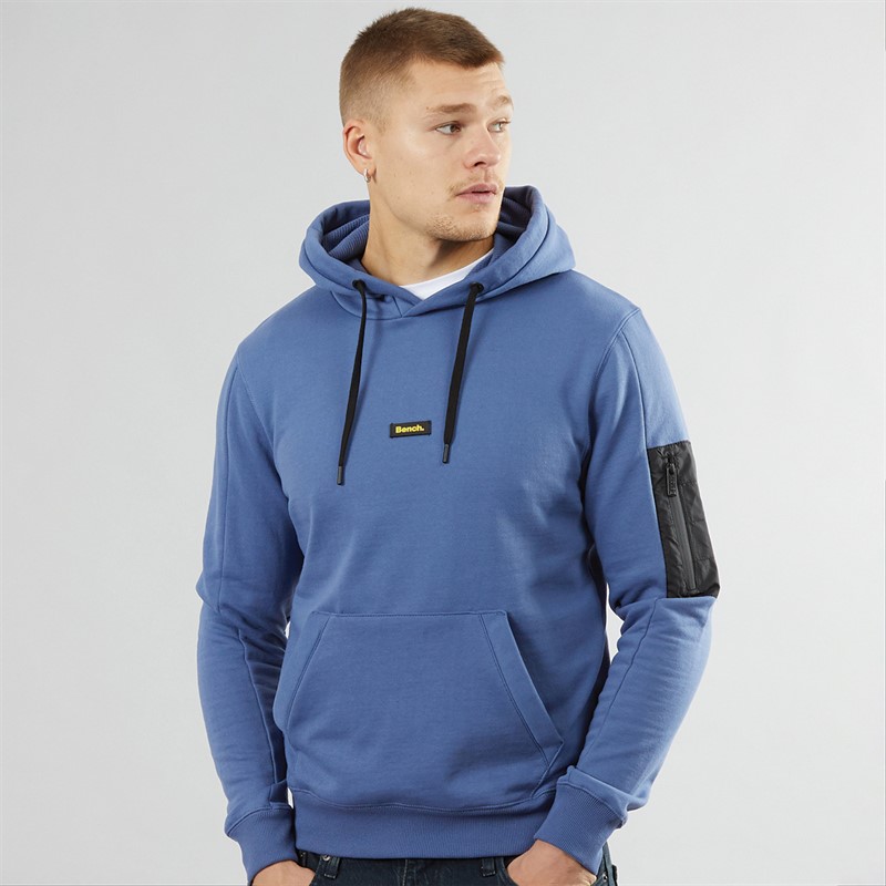 Bench Mens Rudyard Hoodie Blue