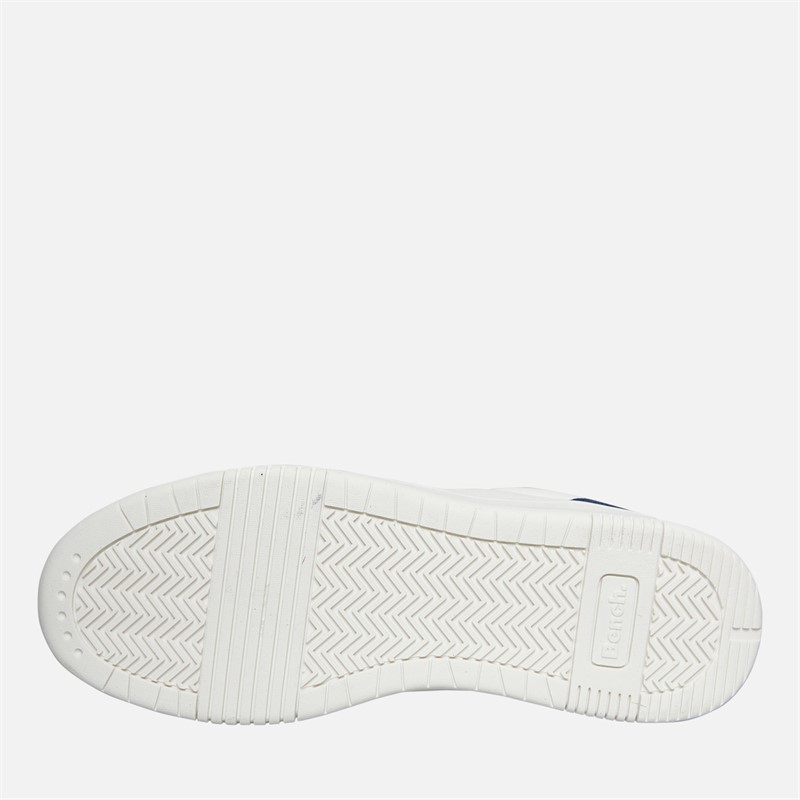 Bench Mens Grainger Trainers White/Navy
