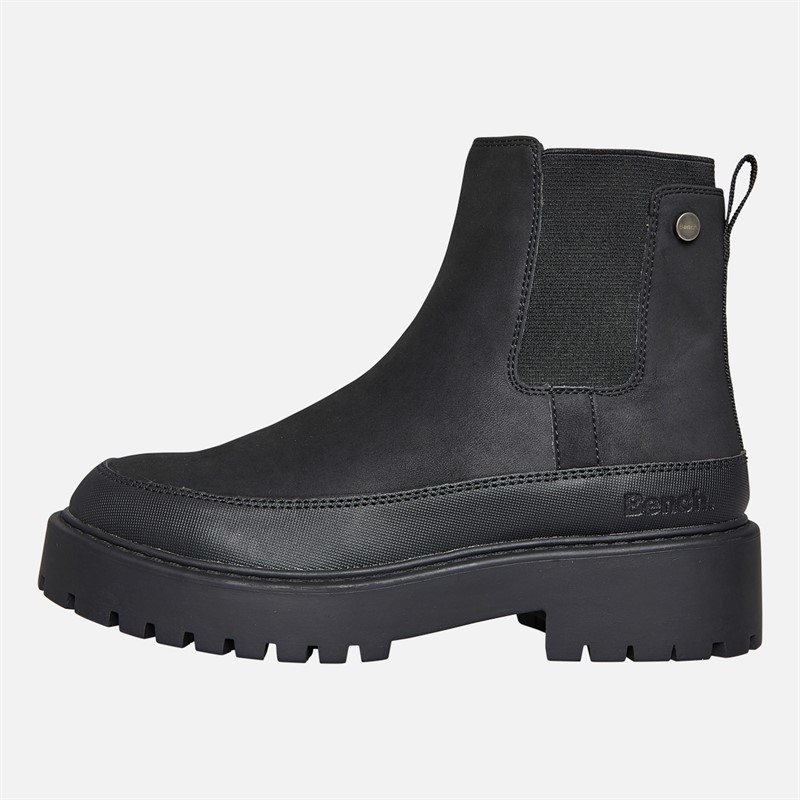 Bench Womens Beecham Chelsea Boots Black