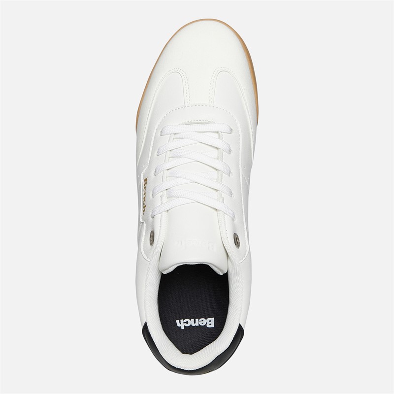 Bench Mens Murray Trainers White/Gum