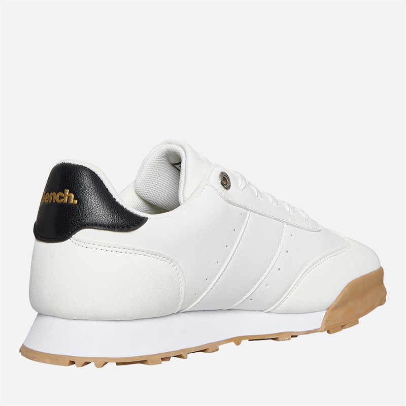 Bench Mens Murray Trainers White/Gum