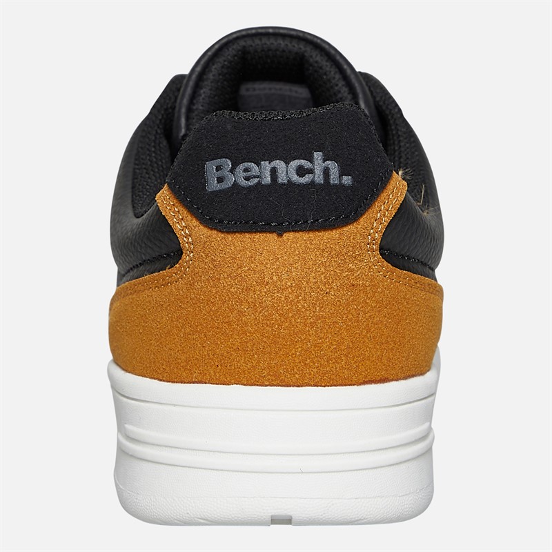 Bench Mens Grainger Trainers Black/Tan