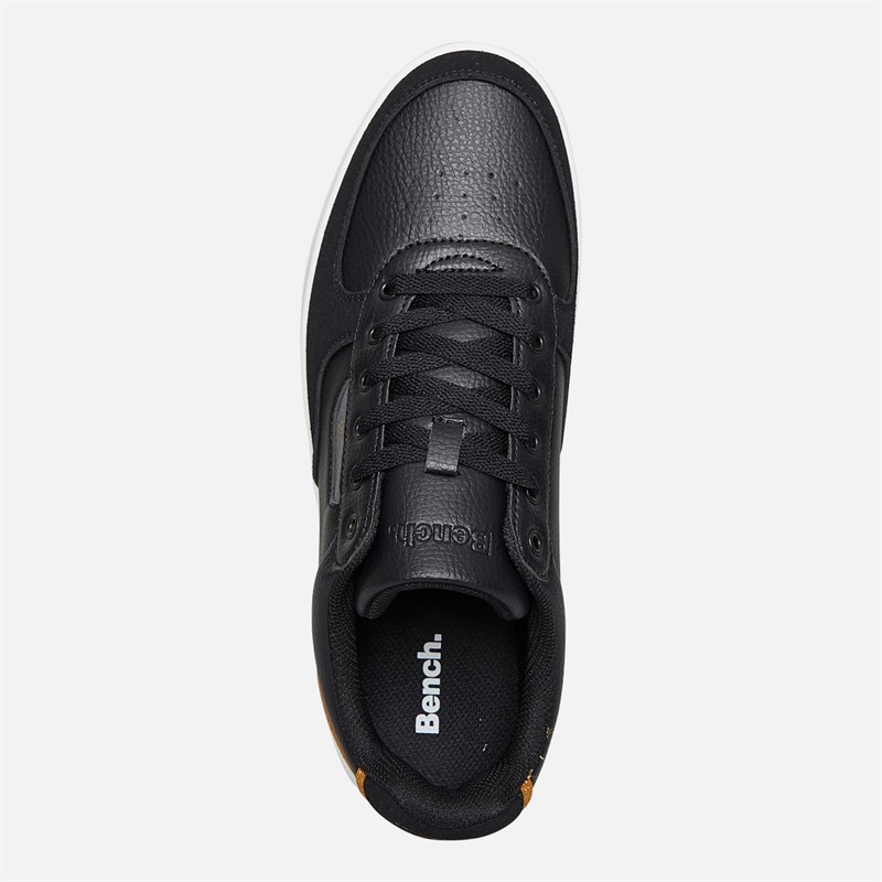 Bench Mens Grainger Trainers Black/Tan
