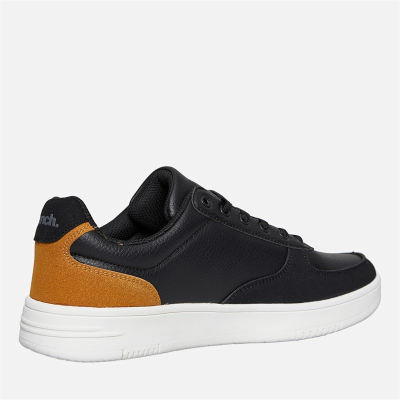 Bench Mens Grainger Trainers Black/Tan