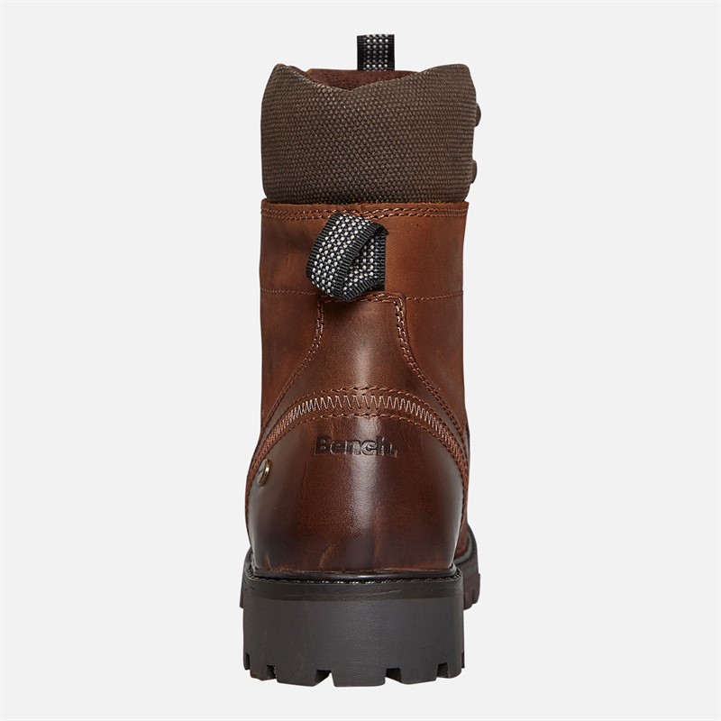 Bench Mens Oldham Aviator Boots Chestnut/Brown