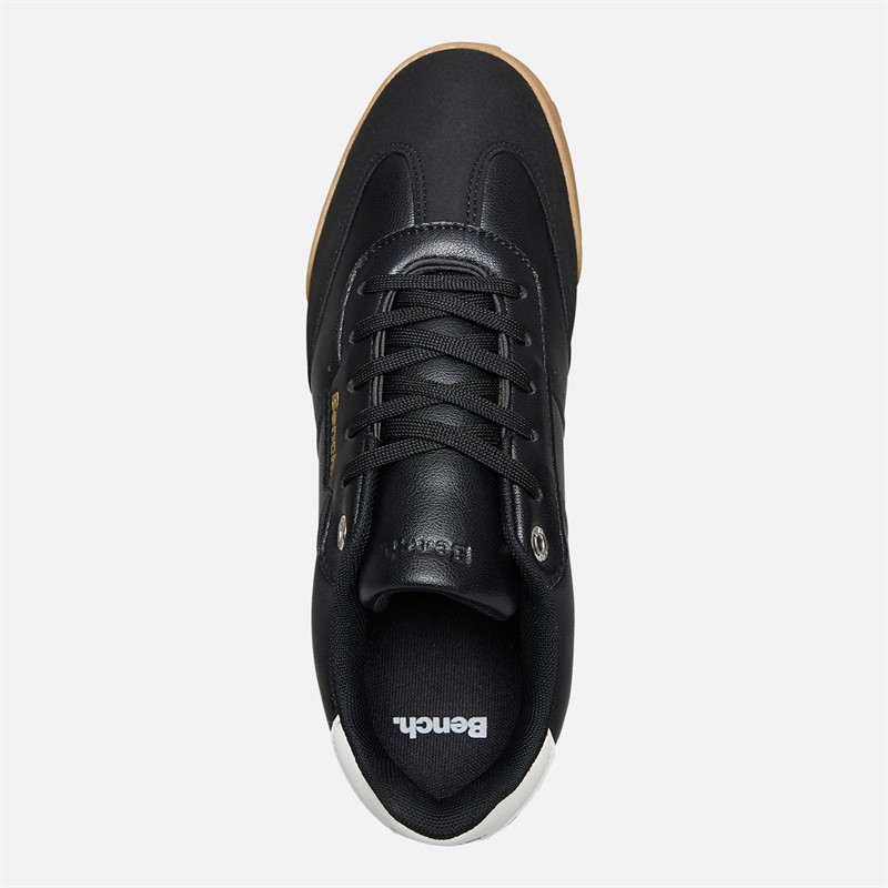 Bench Mens Murray Trainers Black/Gum