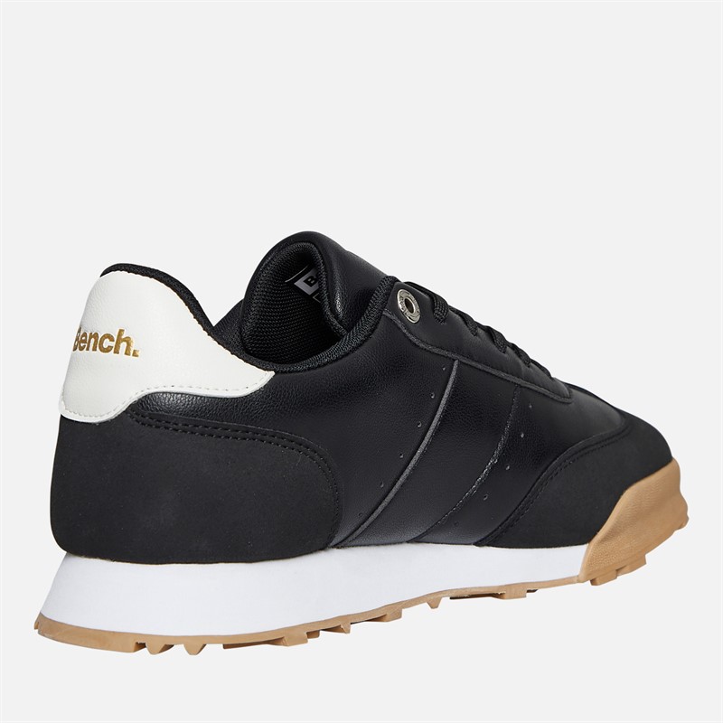 Bench Mens Murray Trainers Black/Gum